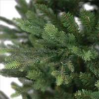 6.5ft. Pre-Lit Alberta Artificial Spruce Christmas Tree, White Lights