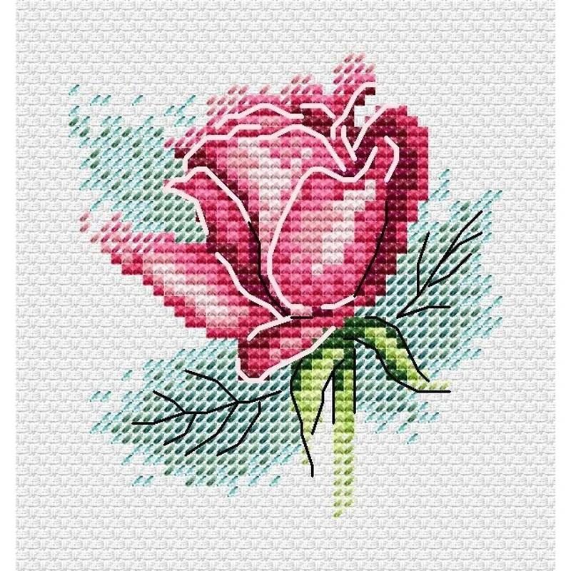 MP Studia Rose Counted Cross Stitch Kit