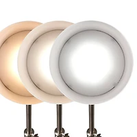 OttLite Wellness Series 19" Silver Harmonize LED Desk Lamp