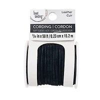Black Soft Suede Lace Cording by Bead Landing™