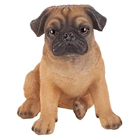 Design Toscano 7" Pug Puppy Partner Collectible Dog Statue
