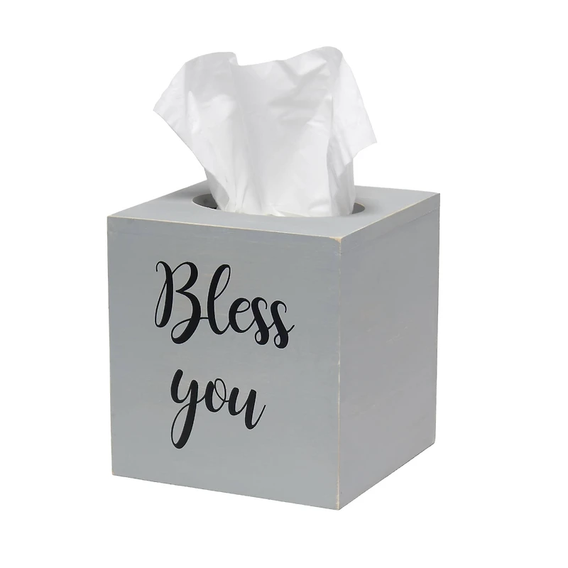 Elegant Designs Bless You Tissue Box Cover