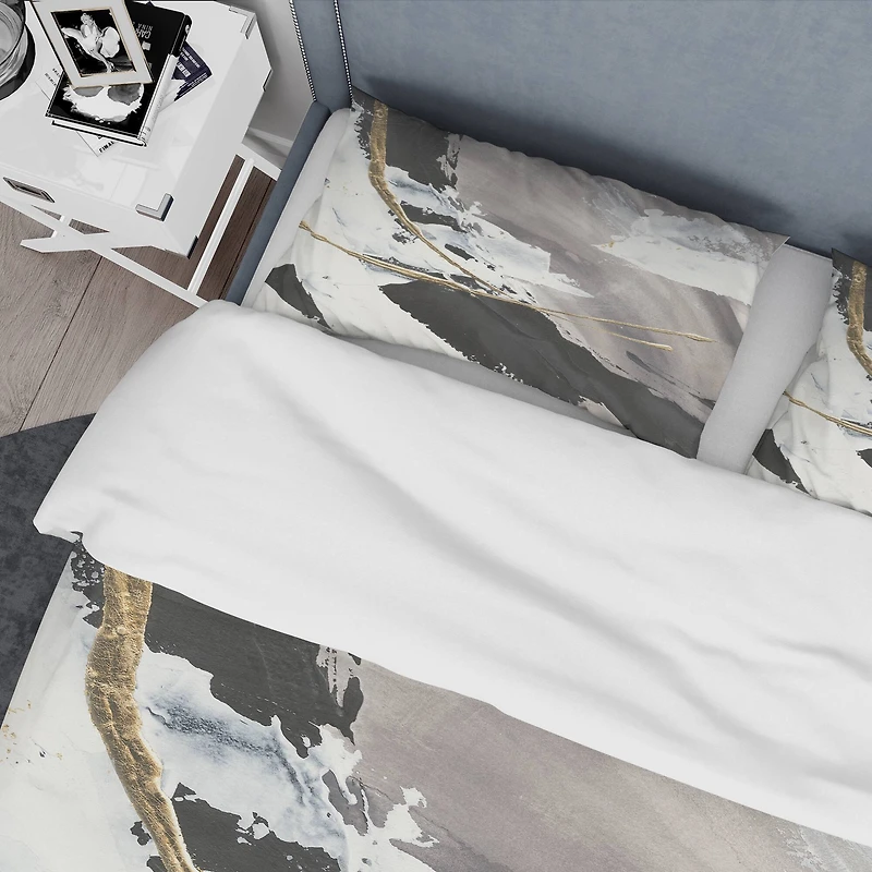 Designart 'Glam Printed Arcs II' Glam Bedding Set