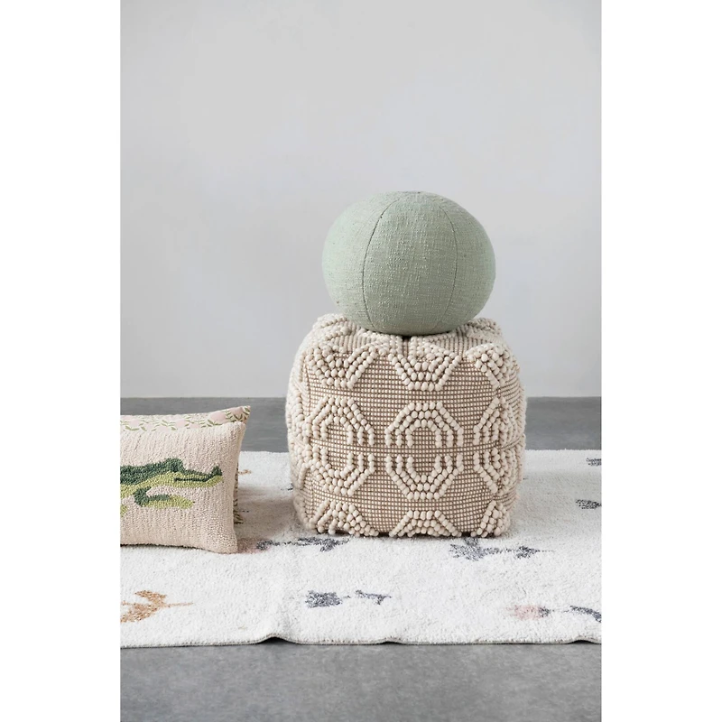 Hello Honey® Sage Cotton Slub Orb Pillow