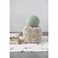 Hello Honey® Sage Cotton Slub Orb Pillow