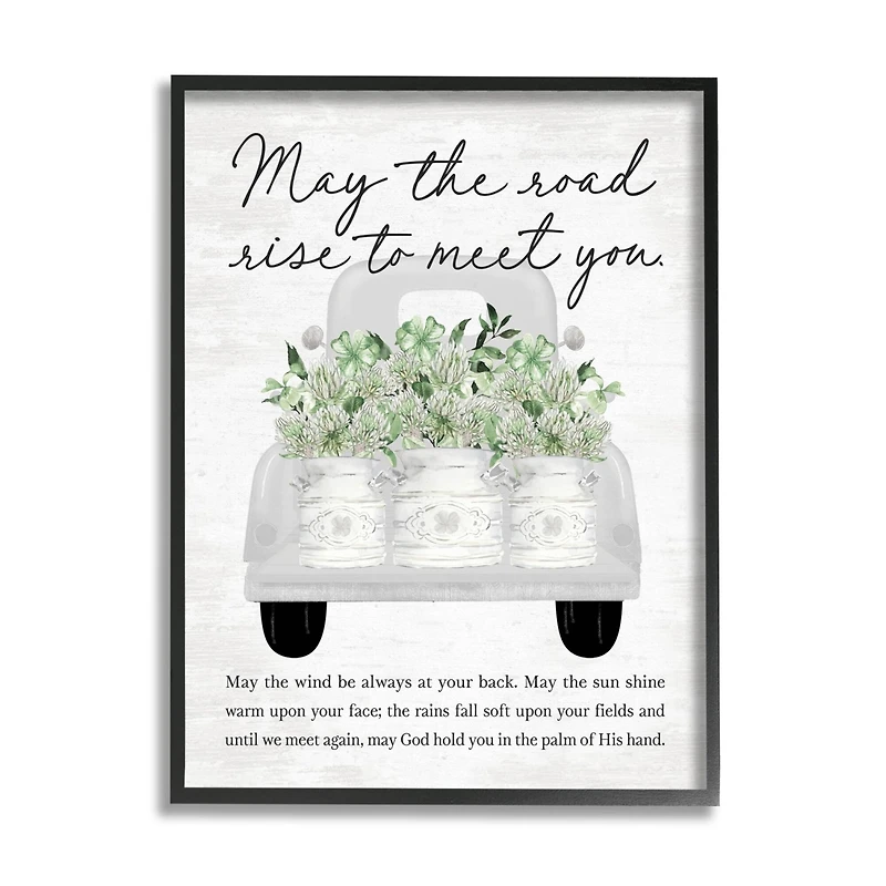 Stupell Industries Country Irish Proverb Framed Giclee Art