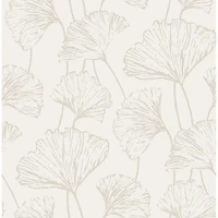 Wallpops Silver Hikarigaoka Peel & Stick Wallpaper