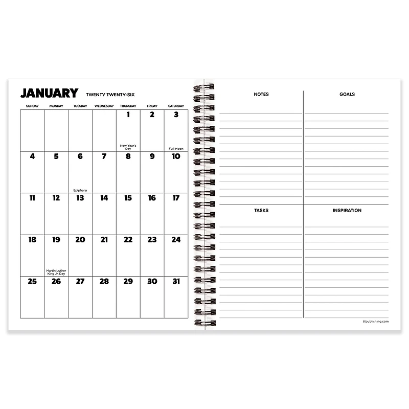 2026 Coca-Cola Medium Weekly Monthly Planner