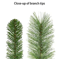 6.5ft. Pre-Lit Washington Spruce Aritificial Christmas Tree, Warm White LED Lights