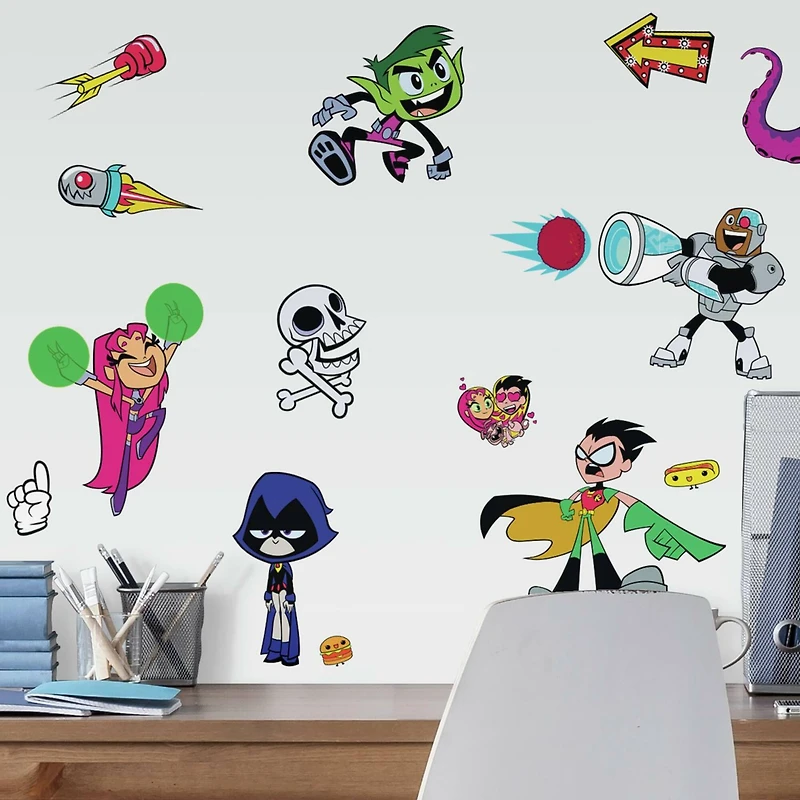 RoomMates Teen Titans Go! Peel & Stick Wall Decals