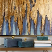 Green Marble Box with Gold Final Set