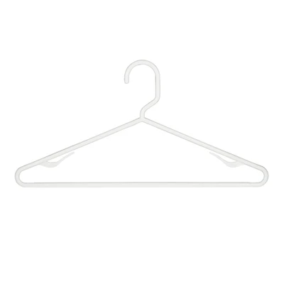 Woolite® White Plastic Hangers, 6ct.