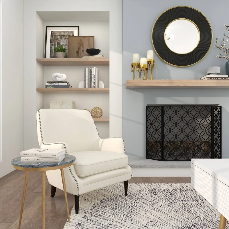 CosmoLiving by Cosmopolitan Gold Aluminum Pillar Candle Holder with Dripping Melting Designed Legs Set