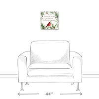 Hearts Come Home For Christmas Canvas Wall Art