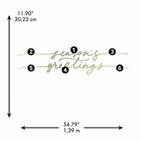 RoomMates Season's Greetings Peel and Stick Wall Decals