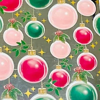 Whimsy Ornaments Foil Premium Gift Wrap by Celebrate It™