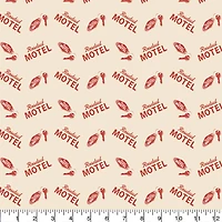 Schitt's Creek® Rosebud Motel & Keys Cotton Fabric