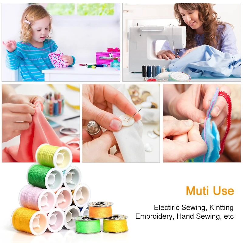 NEX™ 101-Piece Sewing Thread with Bobbins Case Kit