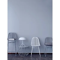 Hello Honey® 40.5" Gray Rattan Bar Stool with Metal Frame