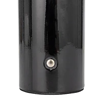 Hello Honey® 8.25" Black Round Metal LED Rechargeable Table Lamp Set, 2ct.