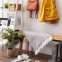 DII® Gray Arrowhead Woven Throw