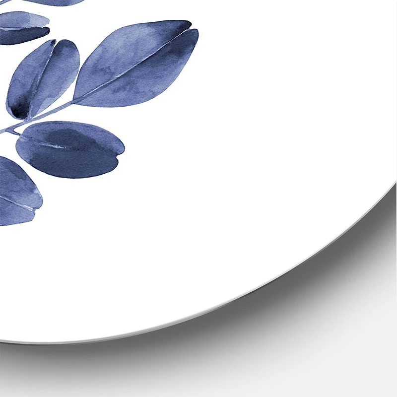 Designart - Navy Blue Eucalyptus II