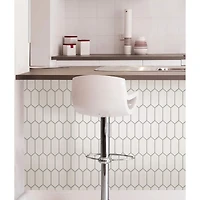 WallPops Rhombus Peel & Stick Backsplash Tiles
