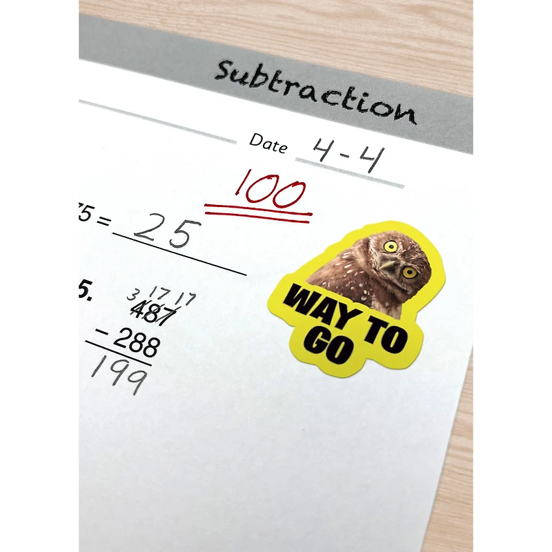 Teacher Created Resources® Go Wild Animals Stickers, 72 Per Pack, 12 Packs total of 854