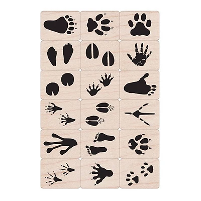 Hero Arts® Ink 'n' Stamp Woodblock Animal Prints Stamps