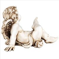 Design Toscano 11" Pause for Repose Garden Angel Statue