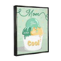 Stupell Industries Mom You Are So Cool Ice Cream Floater Framed Art