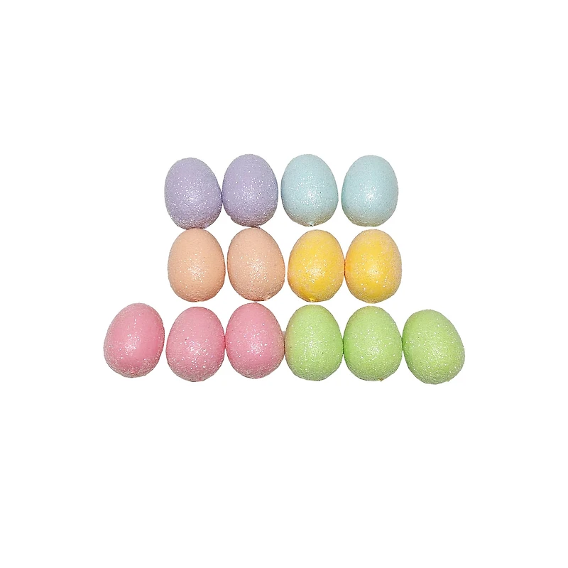 1" Sugared Faux Easter Eggs, 14ct. by Ashland®
