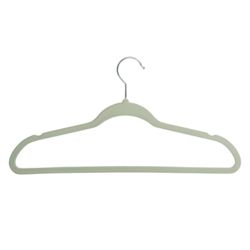 Honey Can Do Light Green Slim-Profile Non-Slip Velvet Hangers, 35ct.