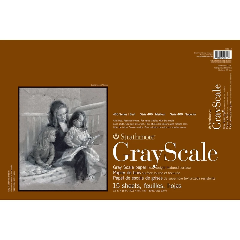Strathmore® 400 Series Gray Scale Pad