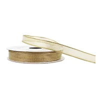3/8" x 5yd. Metallic Sheer Wired Ribbon by Celebrate It®