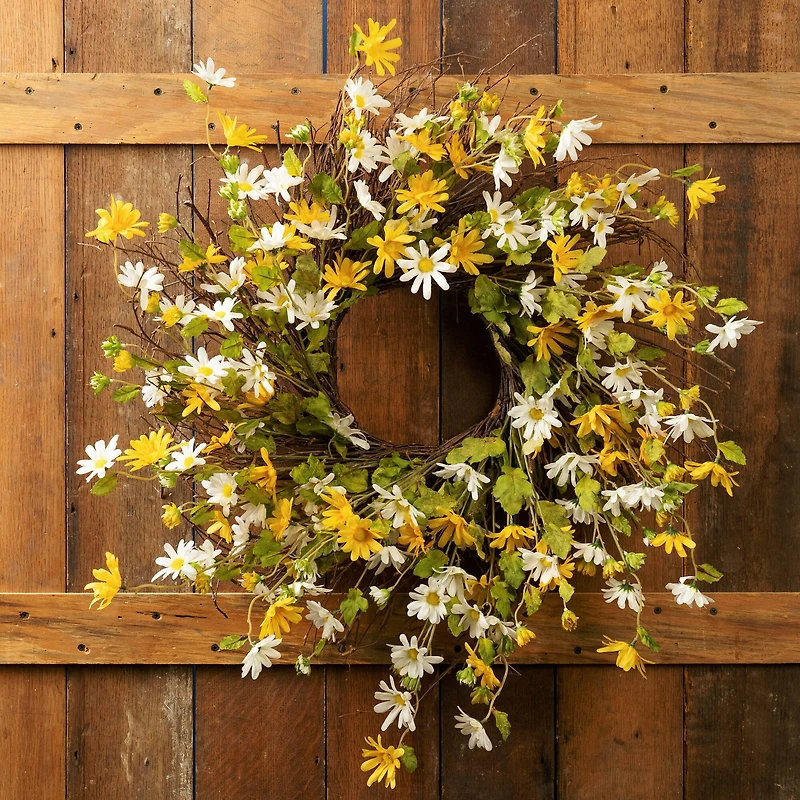 24" Daisy Wreath