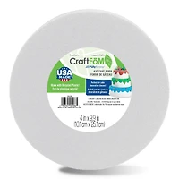 FloraCraft® CraftFōM Round Cake Form White