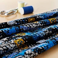 Sykel Police Department Abstract Cotton Fabric