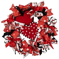 17" Ribbon & Twig Valentine's Day Wreath