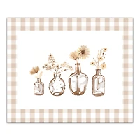 Amber Flower Jar Still 20" x 24" Canvas Wall Art