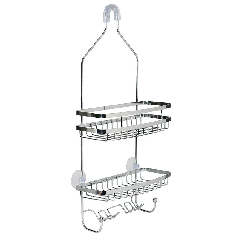 Bath Bliss Chrome Venice Shower Caddy