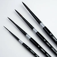 Silver Brush Limited Black Velvet® Liner Brushes Set