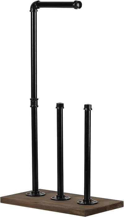 Black Wall Mounted Toilet Paper Holder