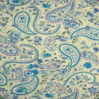 Feldman Yellow Paisley Cotton Flannel