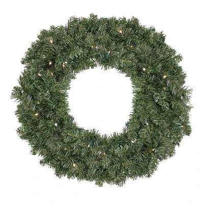 36" LED Canadian Pine Artificial Christmas Wreath