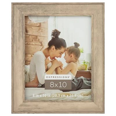 Expressions™ Light Gray Wood Grain Frame by Studio Décor