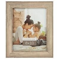 Expressions™ Light Gray Wood Grain Frame by Studio Décor