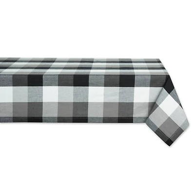 DII® 104" Tri Color Check Tablecloth