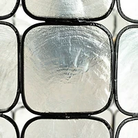 Hello Honey® Emma Capiz Black Finish Pendant Lamp