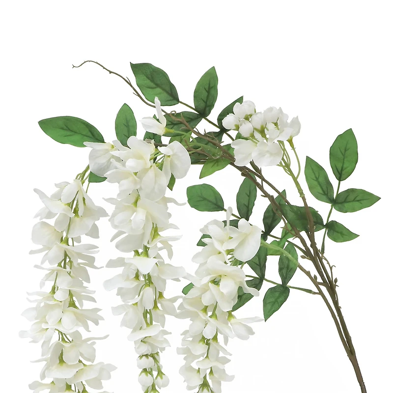 30" White Wisteria Stem by Ashland®